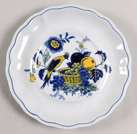 Blue Bird (Fine Stone) Underplate for Sauce Boat