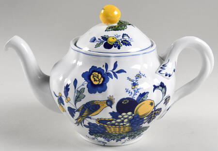 Blue Bird (Fine Stone) Teapot & Lid