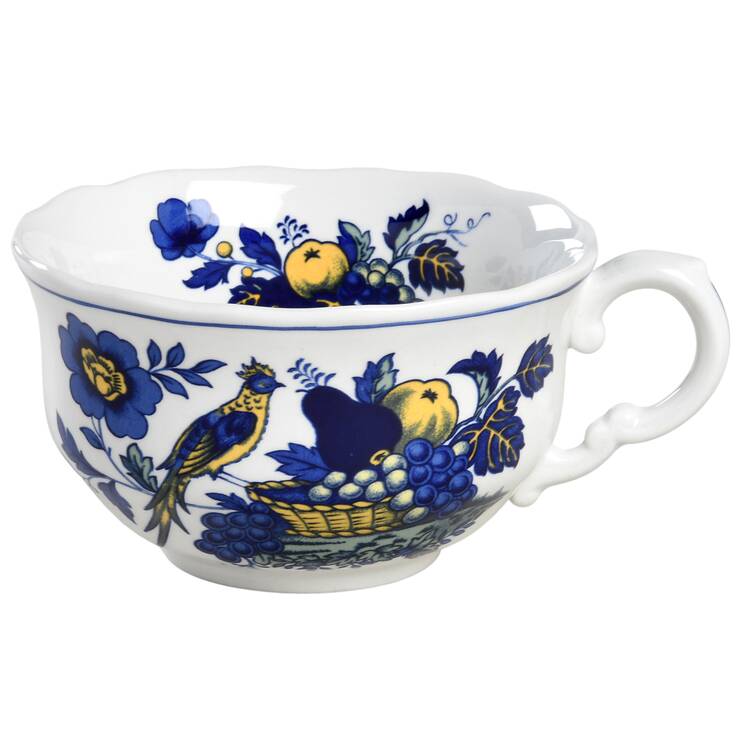 Blue Bird (Fine Stone) Flat Cup