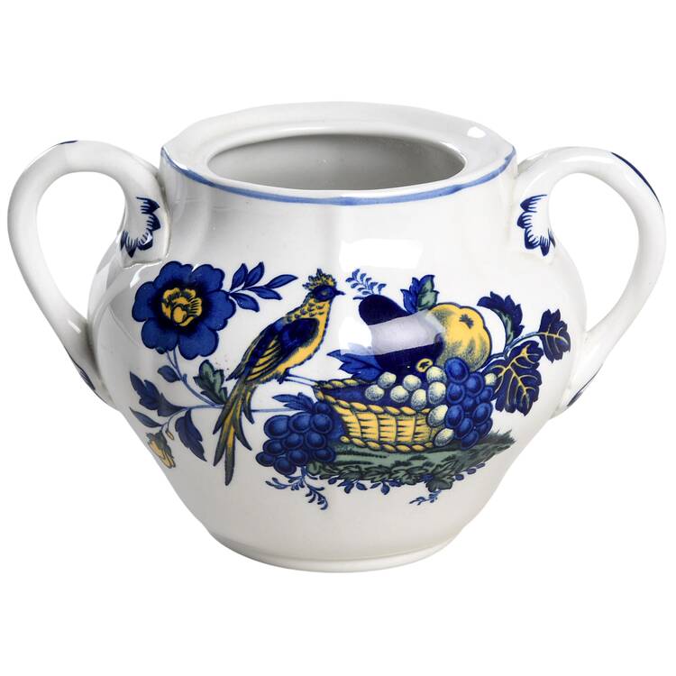 Blue Bird (Fine Stone) Sugar Bowl No Lid