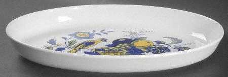 Blue Bird (Fine Stone) 13" Oval Baker