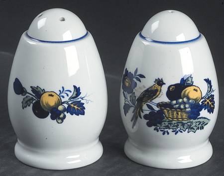 Blue Bird (Fine Stone) Salt & Pepper Set