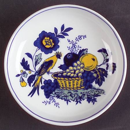 Blue Bird (Fine Stone) Butter Pat