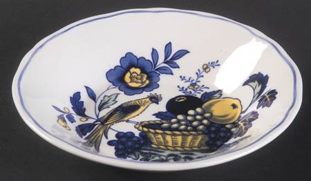 Blue Bird (Fine Stone) Fruit/Dessert (Sauce) Bowl