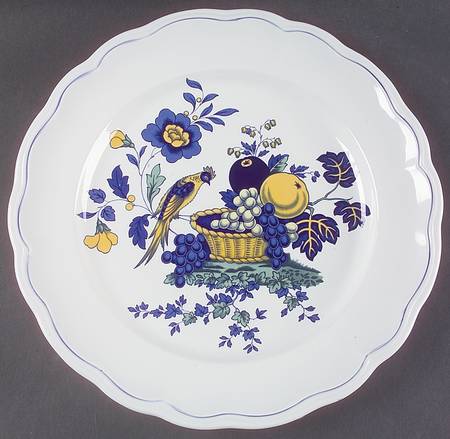 Blue Bird (Fine Stone) 13" Chop Plate (Round Platter)