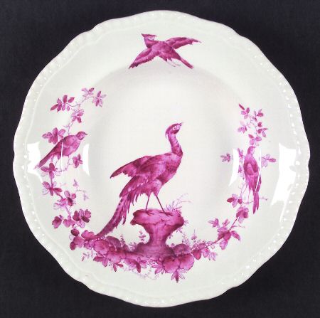 Black Bird Large Rim Soup Bowl