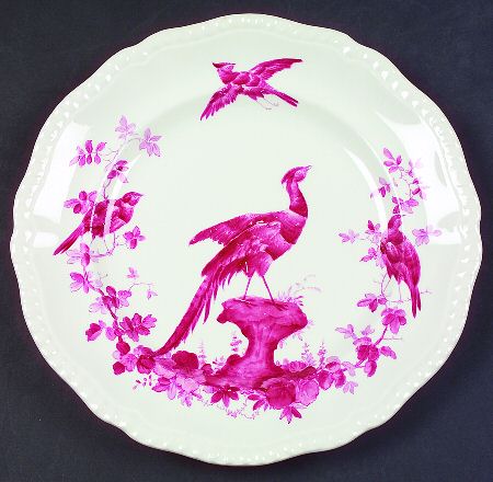 Black Bird Luncheon Plate