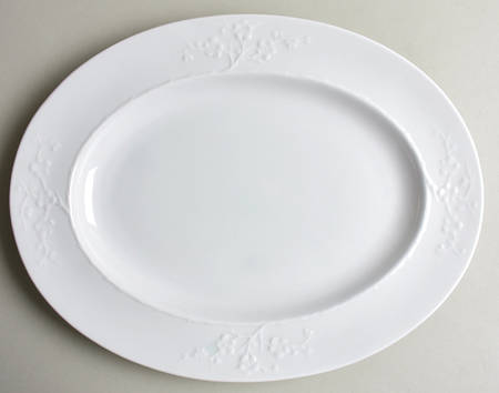 Blanche De Chine (All White) 16" Oval Serving Platter