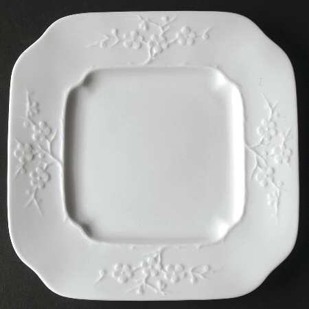 Blanche De Chine (All White) Square Salad Plate