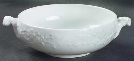 Blanche De Chine (All White) Flat Cream Soup Bowl