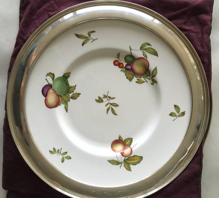 Blenheim Sterling Rim Dinner Plate