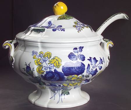 Blue Flowers Tureen & Lid w/Ladle