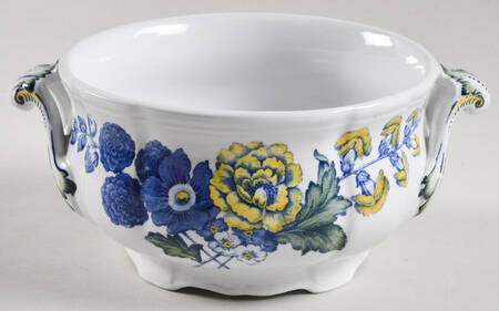 Blue Flowers Sauce Boat No Lid