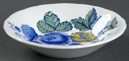 Blue Flowers Fruit/Dessert (Sauce) Bowl