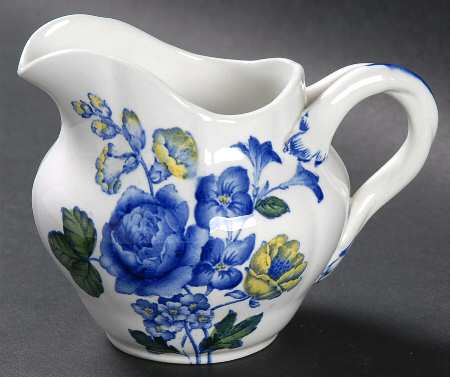 Blue Flowers Mini Creamer
