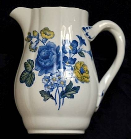 Blue Flowers 15 Oz Pitcher