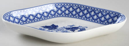 Blue Geranium Pickle Dish