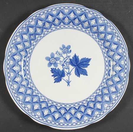 Blue Geranium 12" Chop Plate (Round Platter)