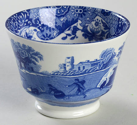 Blue Italian Mini Open Sugar Bowl