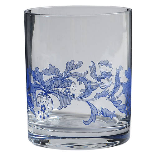 Blue Italian Glassware Double Old Fashioned