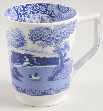 Blue Italian Tisanieres Mug
