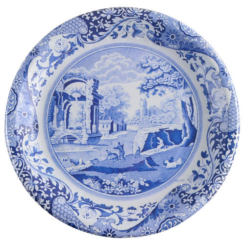 Blue Italian (Pack of 16) Paper Dinner Plates