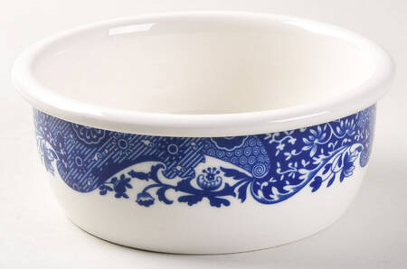 Blue Italian 5" Round Food Storage Container No Lid