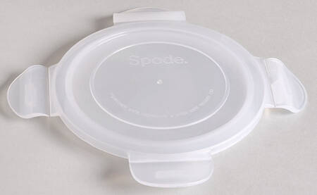 Blue Italian 5" Plastic Lid for Round Food Storage Container