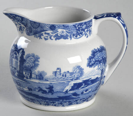 Blue Italian 4 Oz Dutch Jug