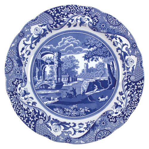 Blue Italian Dinner Plate