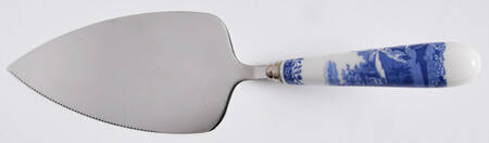 Blue Italian Pie & Cake Server with Stainless Blade