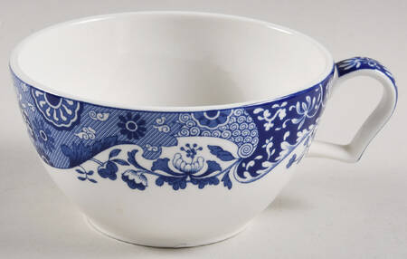 Blue Italian Cup for Individual Teapot & Lid with Cup