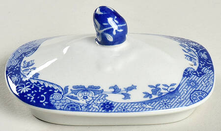Blue Italian Lid for Individual Teapot