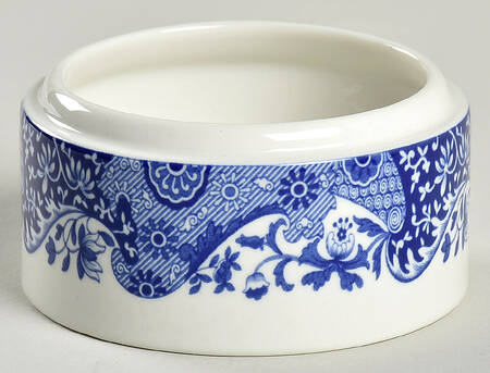 Blue Italian 3" Round Box No Lid
