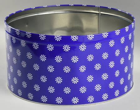 Blue Italian 10" Cake Tin No Lid