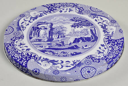 Blue Italian Lid for 10" Cake Tin