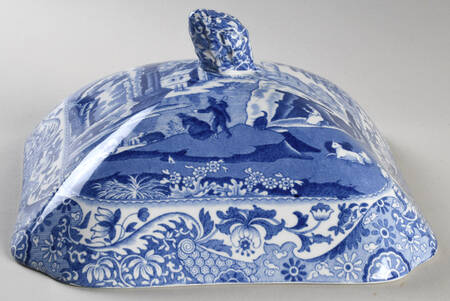 Blue Italian Lid for Square Vegetable