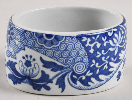 Blue Italian Napkin Ring