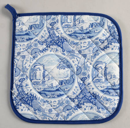 Blue Italian Cloth Potholder