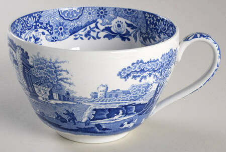 Blue Italian Jumbo Cup