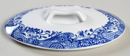 Blue Italian Lid for 2.5 Pt Rnd Deep Cov Casserole