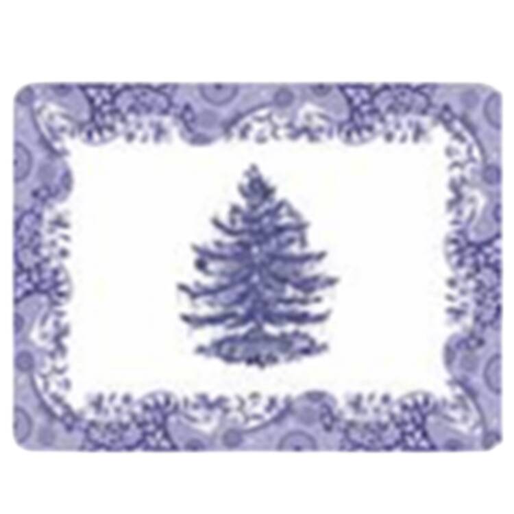 Blue Italian Christmas Corkboard Placemat
