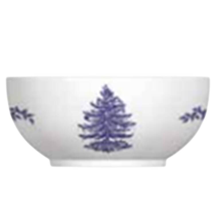 Blue Italian 10" Christmas Round Deep Bowl