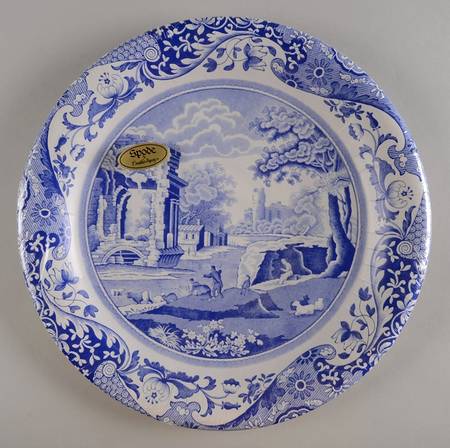Blue Italian Pack of 8 - Paper Dinner Plate