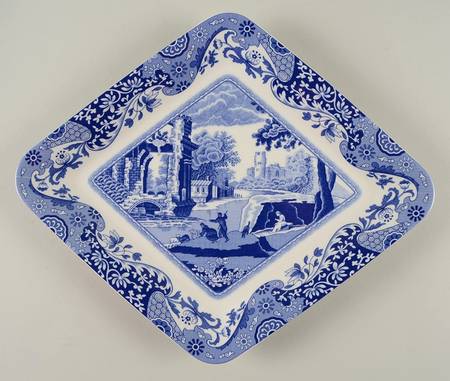 Blue Italian 200 Anniversary Underplate for Fruit Strainer