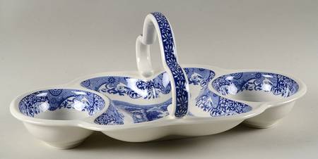 Blue Italian 200 Anniversary Entertaining Basket Only