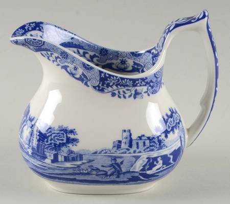 Blue Italian 200 Anniversary Creamer for Entertainment Basket