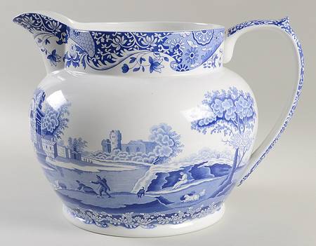 Blue Italian 240 Oz Dutch Jug