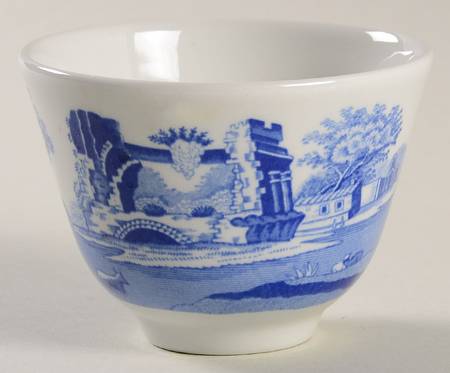 Blue Italian Cup No Handle
