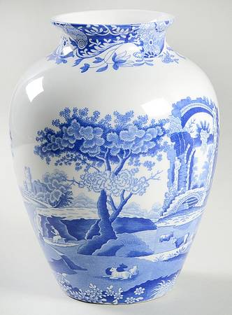 Blue Italian 7" Vase